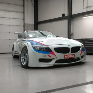 BMW Z4 GFK Breitbaukit in neutraler Werkstatt